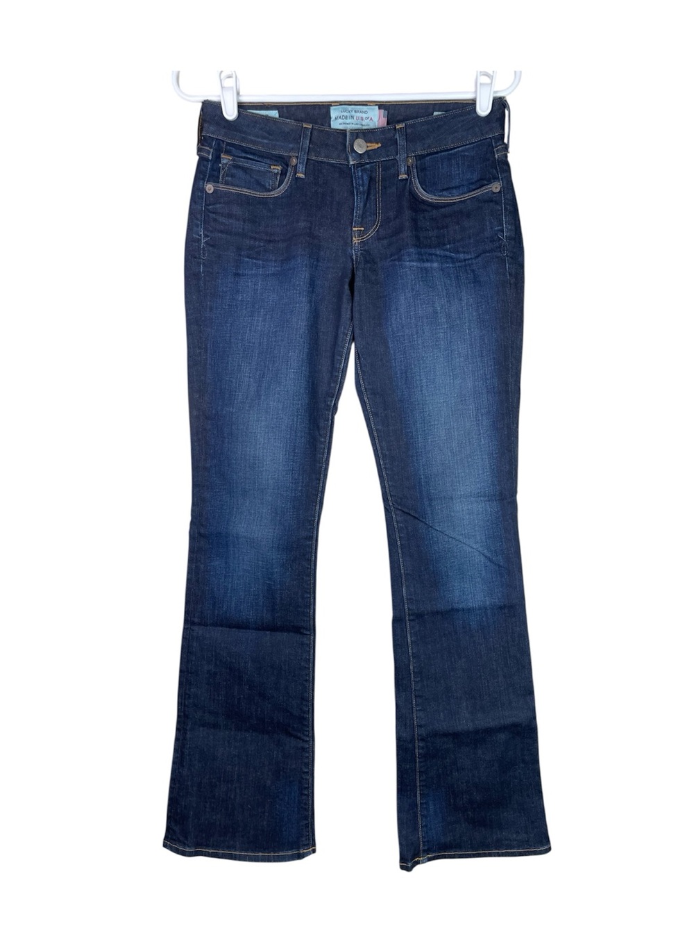 Lucky Brand Lolita Bootcut Dark Wash Blue Jeans Women’s Size 00/24 Ankle